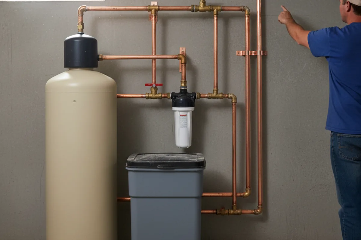 Whole-house water treatment system installed in Eastville